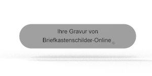 Klingelschild Gfeller 55 x 11,5 Kunststoff weiss selbstklebend