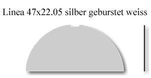 linea-47x22.05-silber-geburstet-weiss